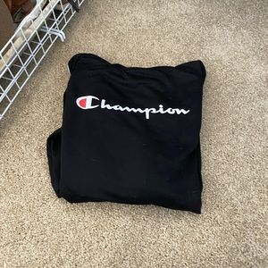 Champion black hoodie